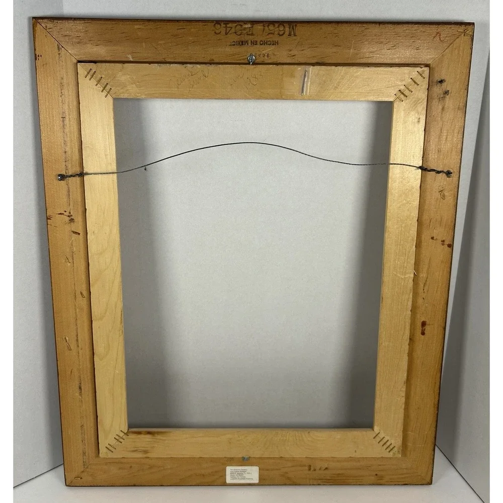 VTG Carved Wood Frame For 12